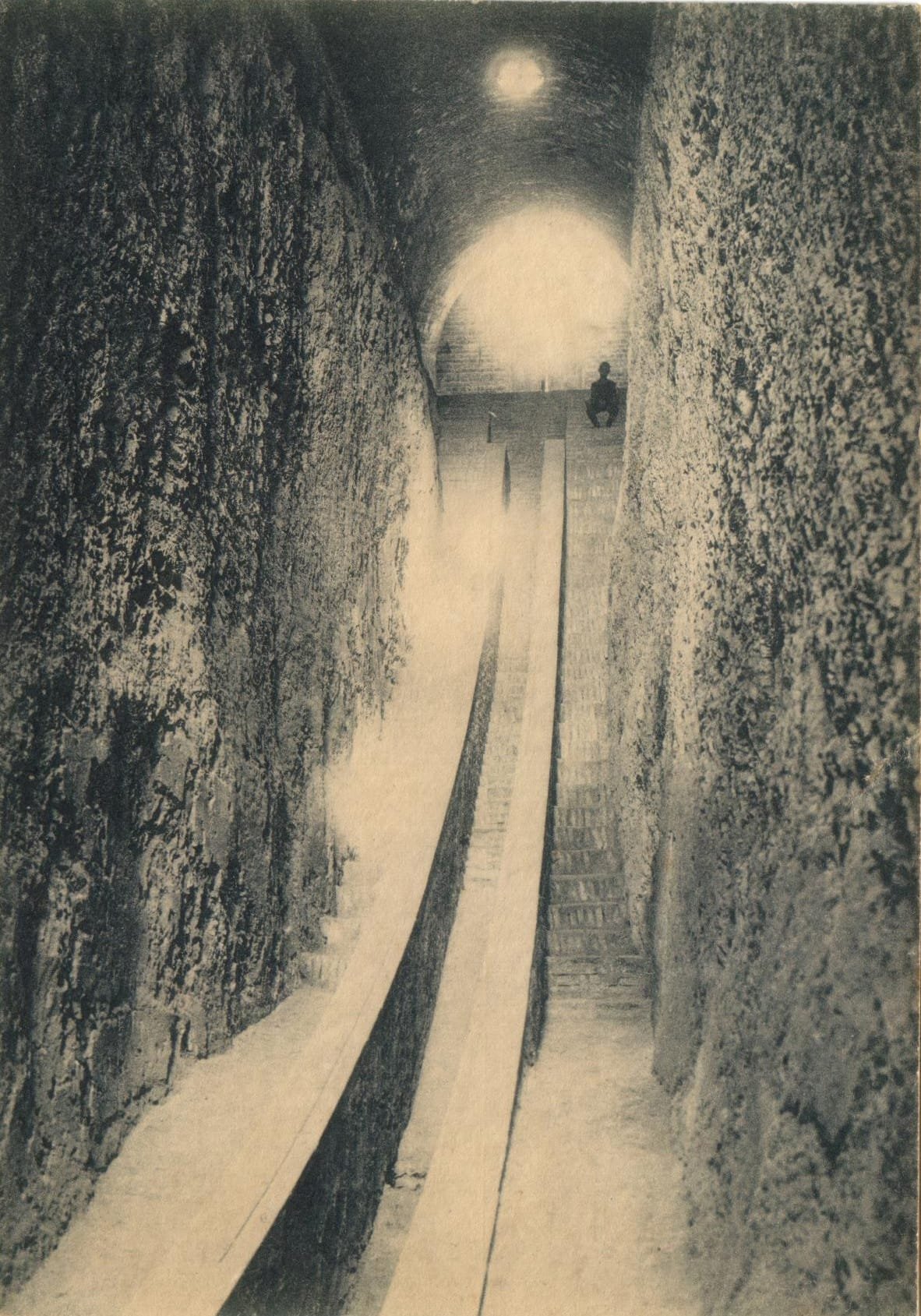 Samarkand: View of the Remains of the Sextant at the Ulugh Beg Observatory.